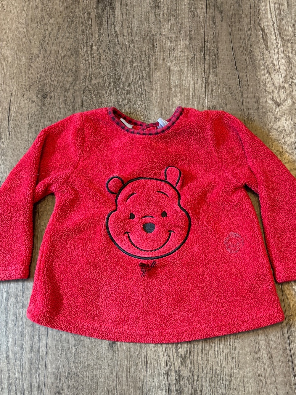 Vintage 2000s Y2K Disney Winnie The Pooh Baby Clothes Sweater Fleece 24M